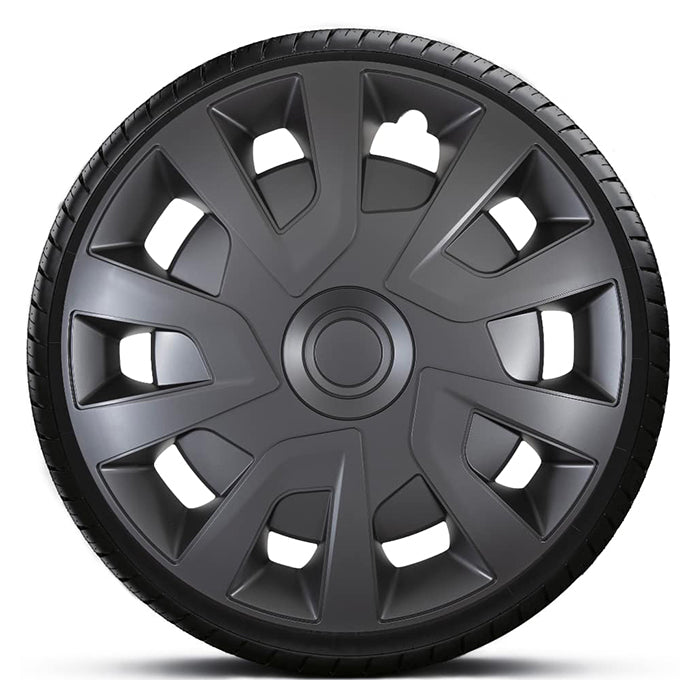 Coverline, 16" Argo Revo Van Black Set di coprimozzi