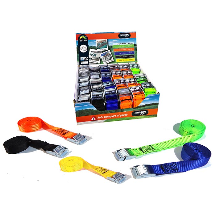 Jumbo, assortiment de sangles de bagages 23 pièces