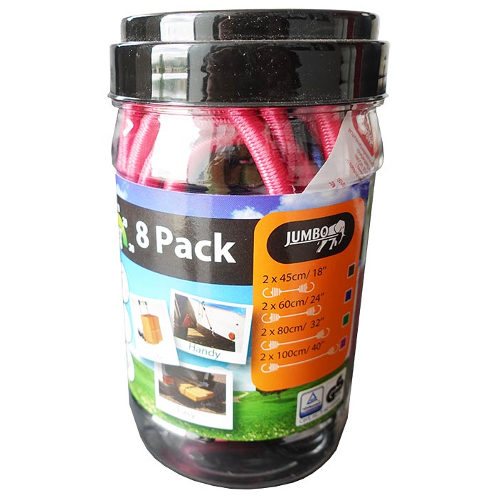 Jumbo, Bagageband Set Met 8 Stk
