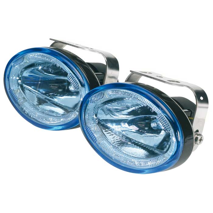 DEFA, Sada Předních Světel S Angel Eyes Modrá — Sada