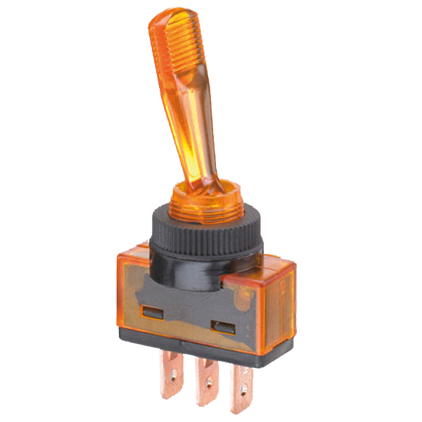 Robinson, Contact Toggle On-off Yellow 20amp
