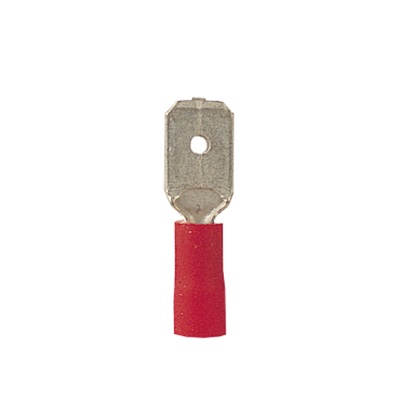 Avant, Connettore Rosso Maschio Piatto 0,5-1,5mm2 10 pz.