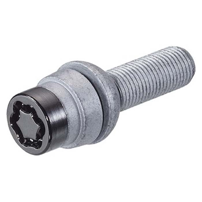 McGard, Bullone di Sicurezza M14x1.5 Sfera Nera – Protezione Antifurto per Cerchi