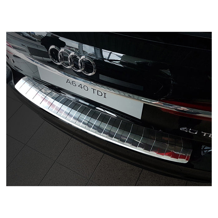 Avisa, Protezione del Bordo di Carico in Acciaio — Compatibile con Audi A6 C8 v Avant 2018-