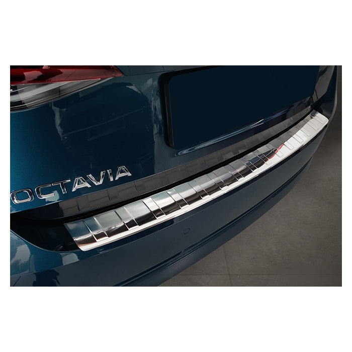 Avisa, Protezione del Bordo di Carico Acciaio — Compatibile con Skoda Octavia IV Liftback 2019-