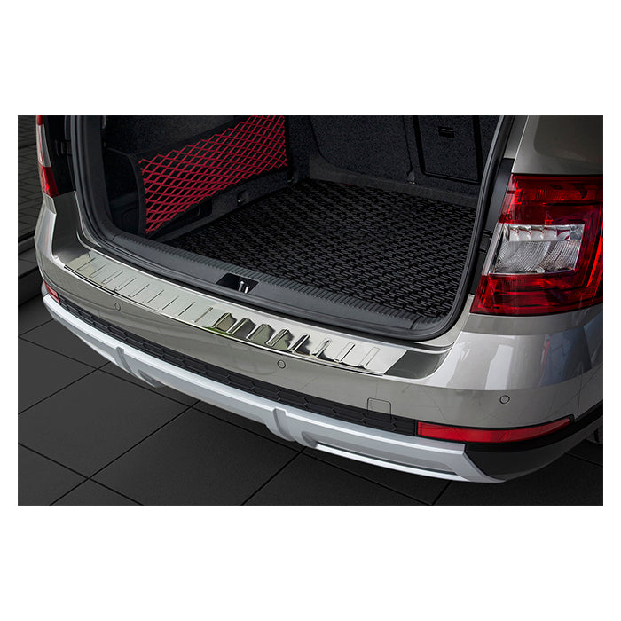 Avisa, Protezione del Bordo di Carico in Acciaio — Compatibile con Skoda Octavia Scout 5E 2014-