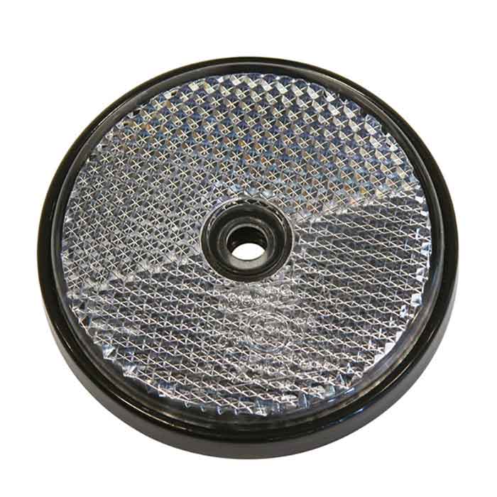 Carpoint, Reflex Rund Weiß Durchmesser 68mm 2Stk