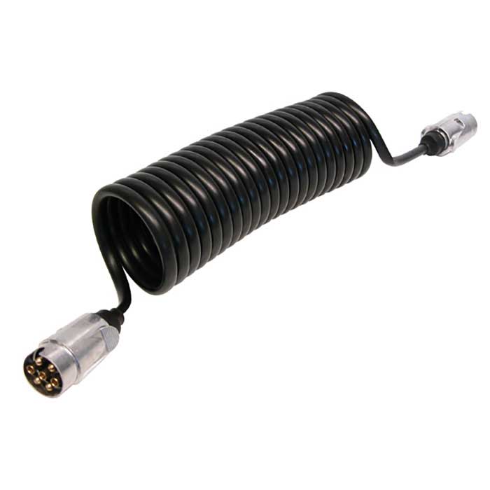 Carpoint, Spirálový kabel 7-pól 1500mm Samec/Samec