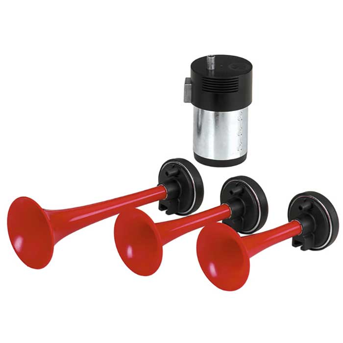Carpoint, Clacson Compressore 12 Volt 3 Toni 117db