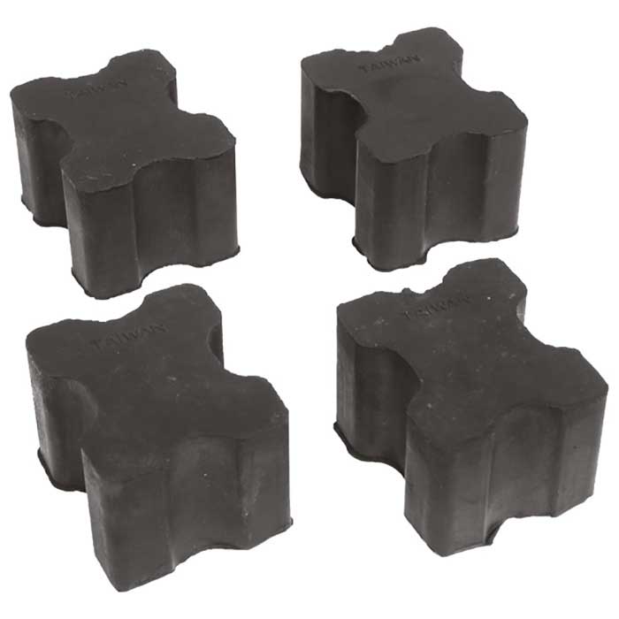 Carpoint, Gummimellemlage 4 Stk. 25mm/40mm