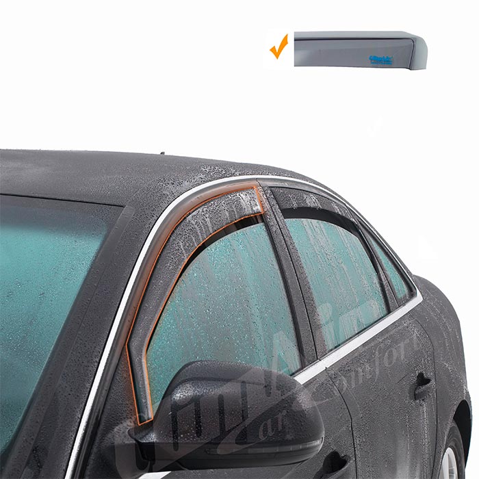 Climair, Déflecteurs de vent — Compatible avec Opel Grandland x (A18) 2017-