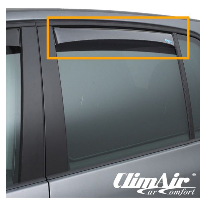 Climair, Deflettore del Vento Finestrino Posteriore Mitsubishi Colt VI 04-12