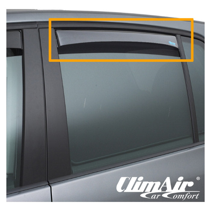 Climair, Deflettore per Finestrino Posteriore — Compatibile con Toyota Yaris Cross 2020-