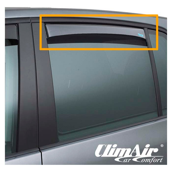 Climair, Deflettore per Vetri Posteriori — Compatibile con VW Polo AW1 2017-