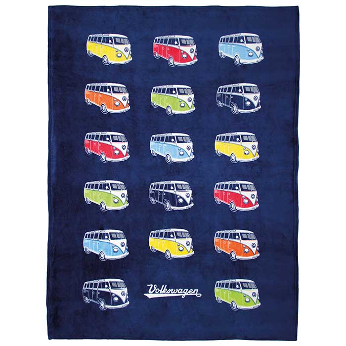 VW Collection, Fleece-Decke, VW T1 Samba Bus
