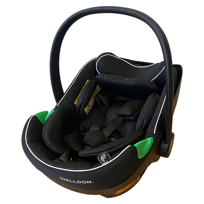 Welldon, WD033 Siège Auto Avec Base I-size Gr. 0+ Tissu Noir