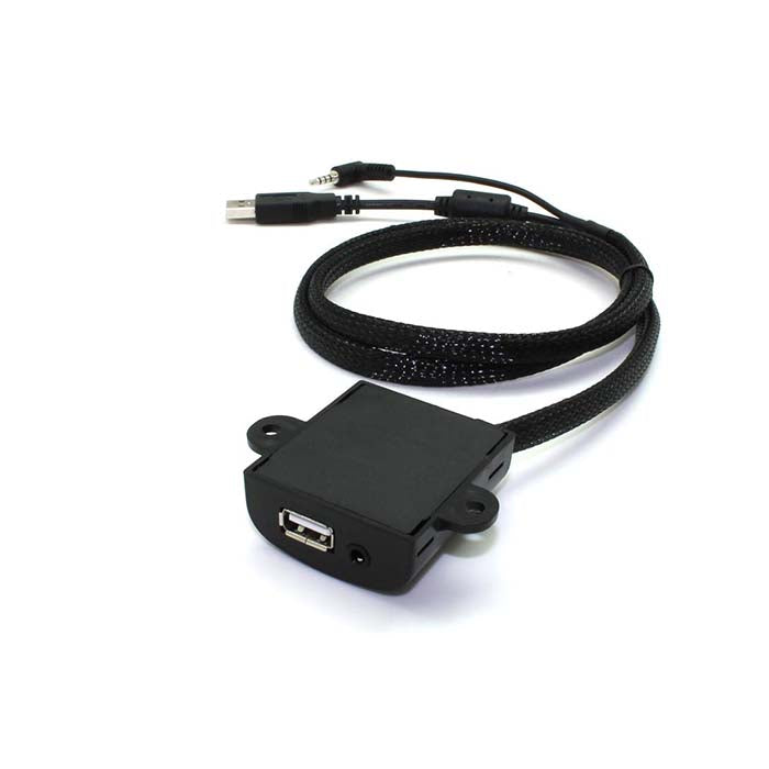 Connects2, Universele USB en AUX Mini Jack