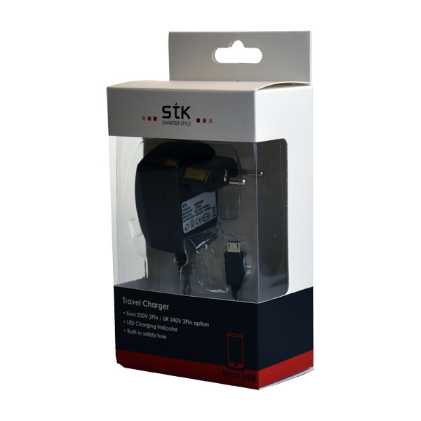 , Adapter ładujący 220v Micro USB — Zestaw