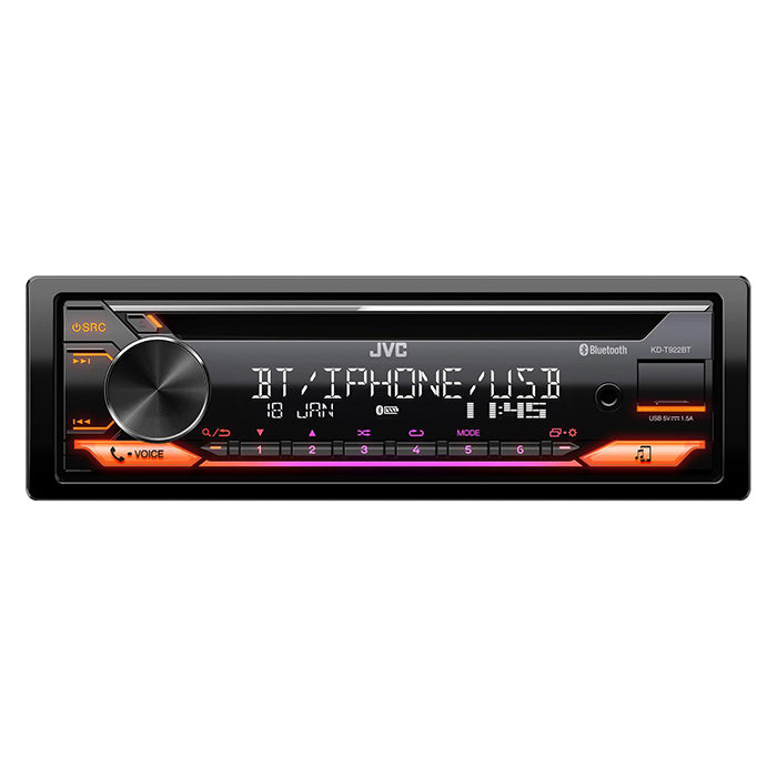JVC, KD-T922BT Autoradio Mit Cd/rds Tuner