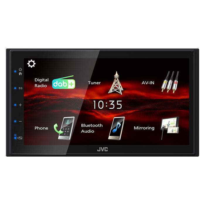 JVC, KW-M180DBT 2-DIN BT Autoradio Mit DAB+