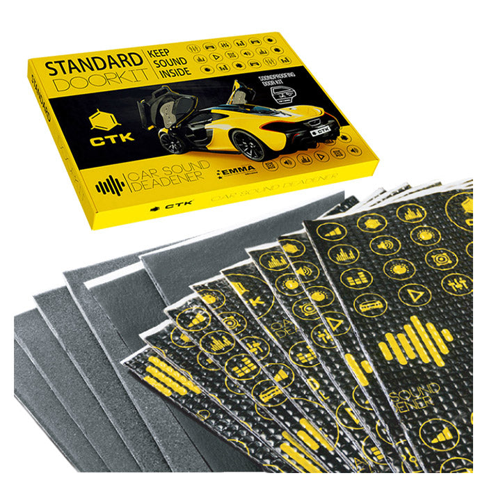 CTK, Kit d'insonorisation Standard pour Porte (2 Portes), 14 Feuilles, 2,59M²