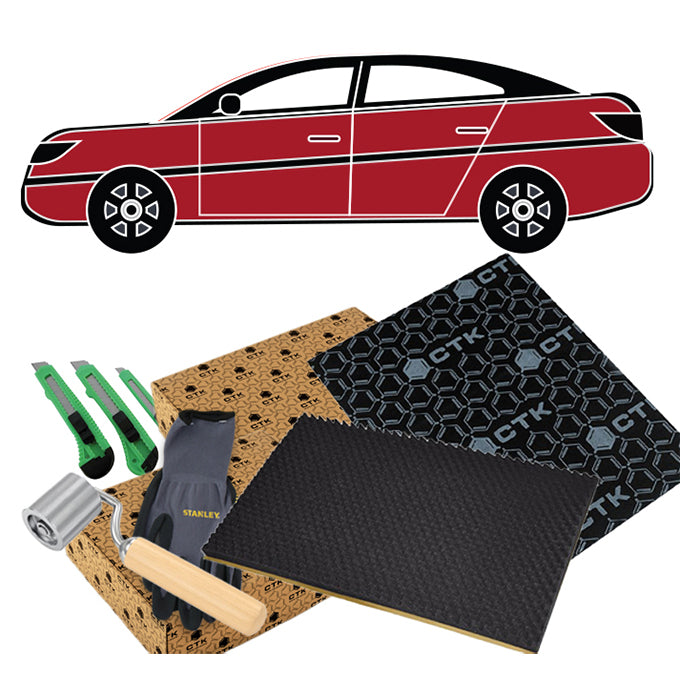 CTK, Kit d'insonorisation pour voiture moyenne sans toit