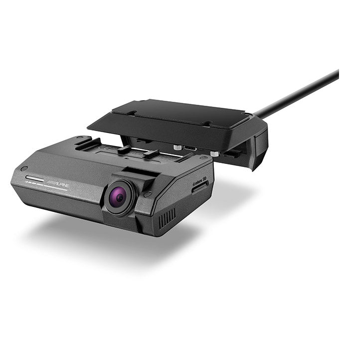 Alpine, DVR-F790 Dashcam Con Wi-Fi, GPS E Dock