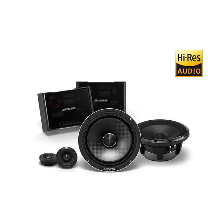 Alpine, Status HDZ-65CS 6,5" 2-Wege Component Luidsprekerset Slim