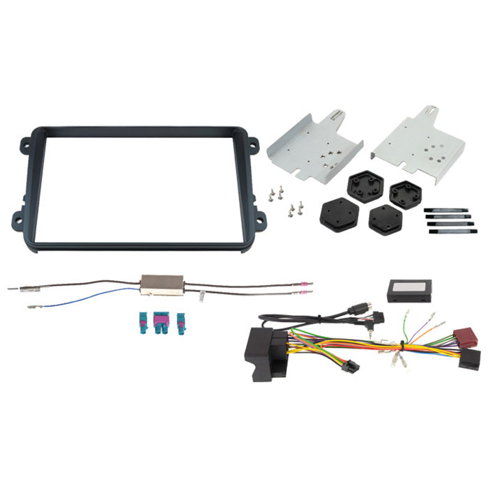 Alpine, 2-DIN 8" Montagesatz F. VW M/weißem Display
