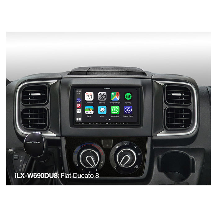 Alpine, ILX-W690DU Bundle für Fiat Ducato 8