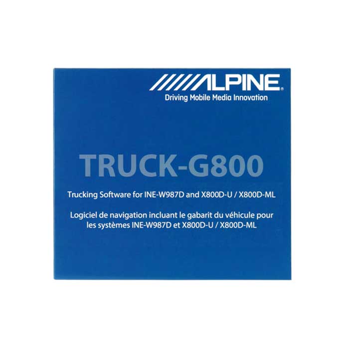 Alpine, Carte Truck Pour INEW987D/X800