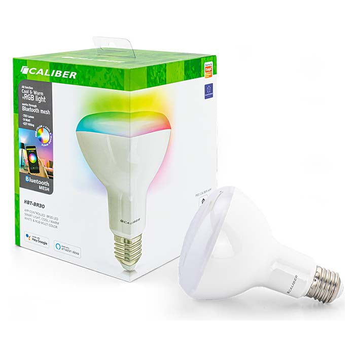 Caliber, BR30 Smart Home LED žárovka Bílá/multicolor