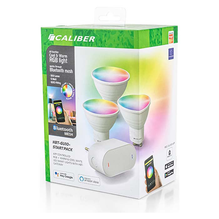 Caliber, GU10 Smart Home Startovací balíček Led žárovky