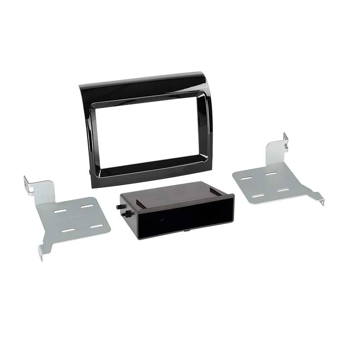 ACV, 1-DIN Radioblende in Klavierlack — Passt für Fiat Ducato 09/ 2016-