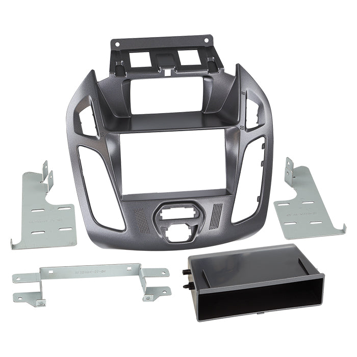 ACV, plaque de façade 2-DIN avec poche pour affichage Ford Connect Pegasus