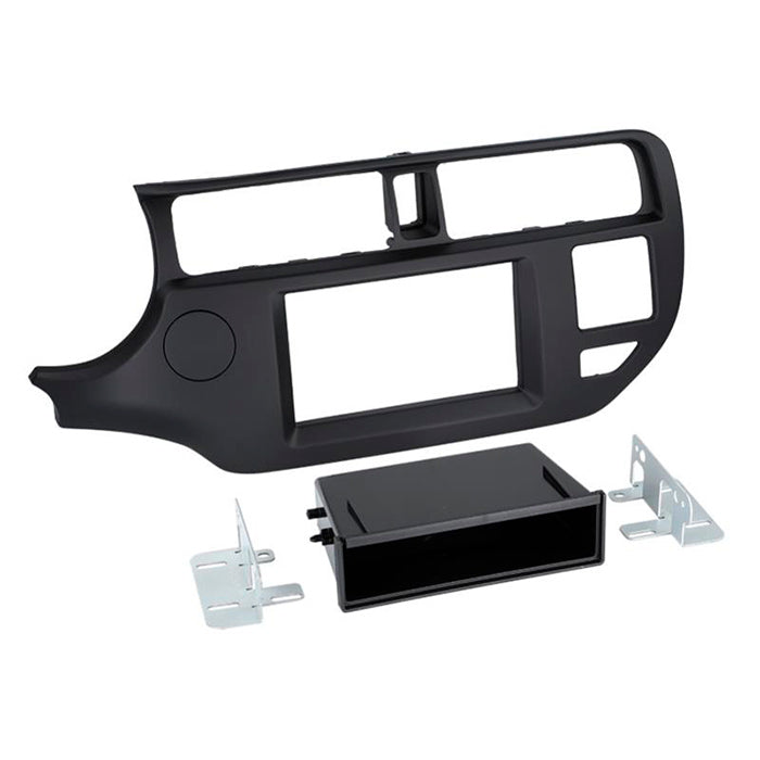 ACV, 2-DIN Kit 03/2015 Met Opbergruimte — Geschikt voor KIA Rio (ub) 09/2011-