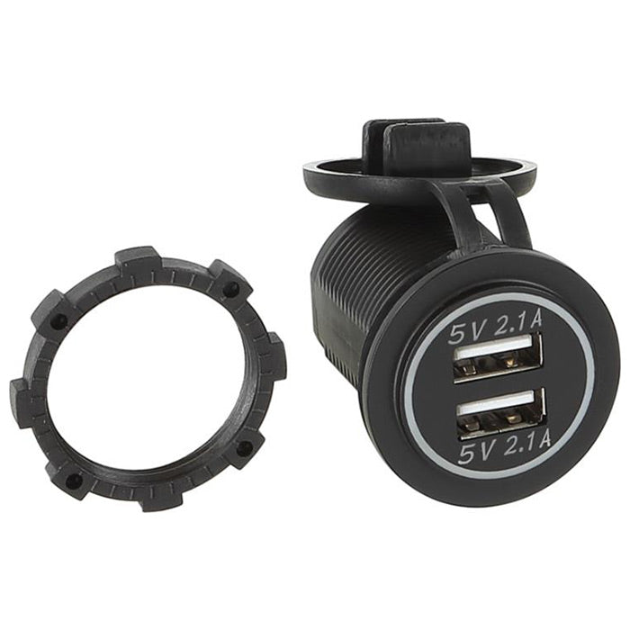 ACV, USB Nabíječka 12/24v S/červeným Světlem