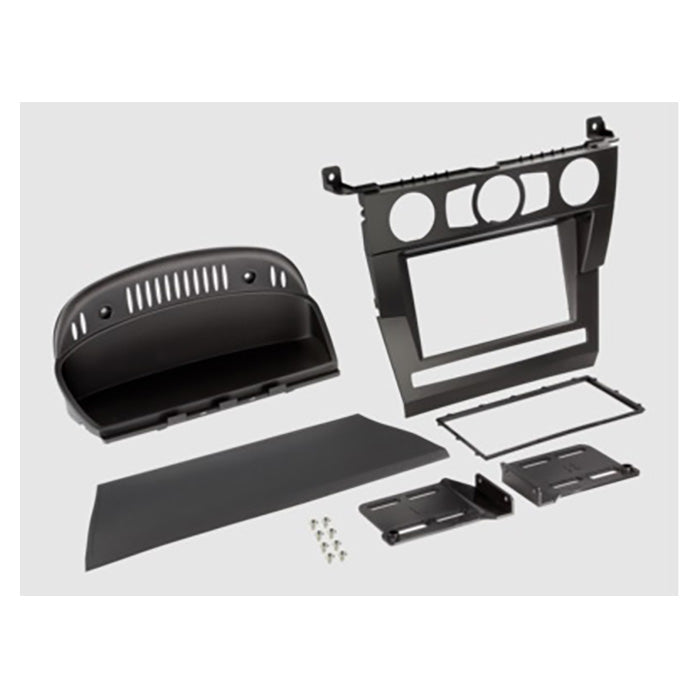 ACV, 2-DIN Radioblende 07 — Passt für BMW 5 (E60) Schwarz 2003-