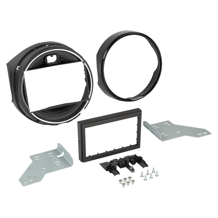 ACV, 2-DIN Rám pro rádio Černý — Pasuje na Bmw / Mini (f55 / F56 / F57) 2014-2018