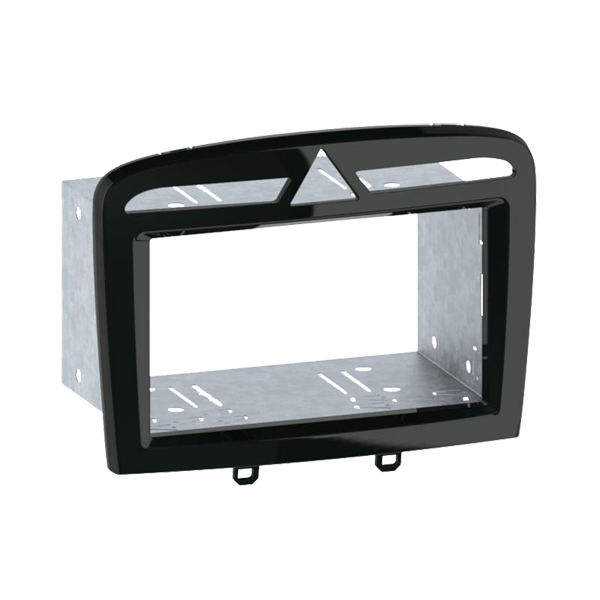 ACV, 2-DIN Radioblende für Peugeot 308/308 Cc/rcz Schwarz Perlmutt