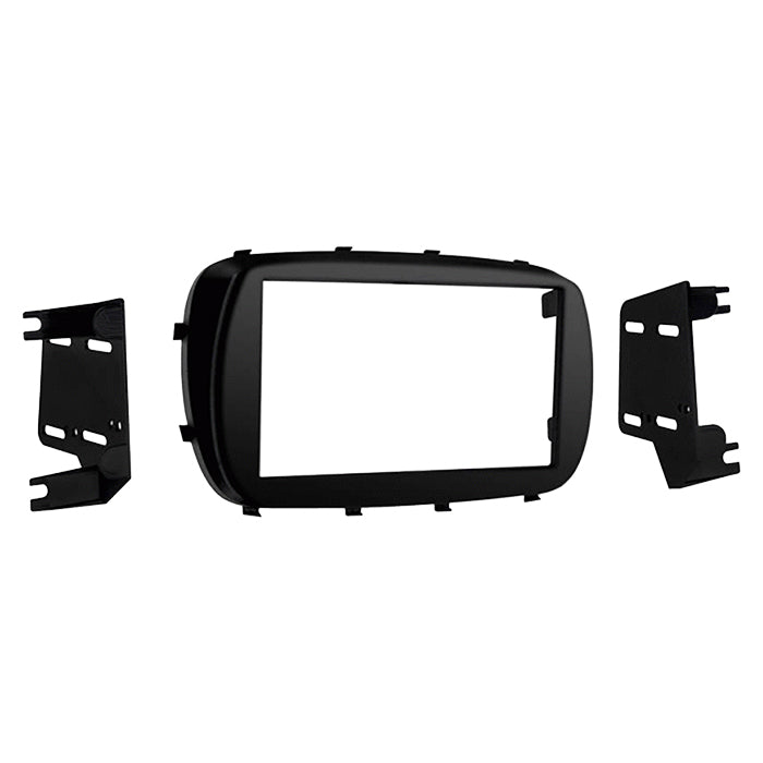 ACV, cornice radio 2-DIN per Fiat 500X(ZAF 334) 01/15-08/24 Nera