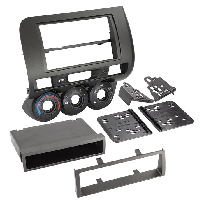 ACV, cornice radio 2-DIN con tasca — Compatibile con Honda Fit / Jazz (GD) 2004-2008