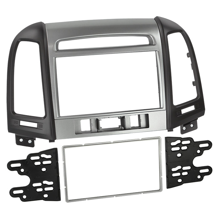 ACV, 2-DIN Rám pro Rádio Černý — Pasuje pro Hyundai Santa Fe 2006-