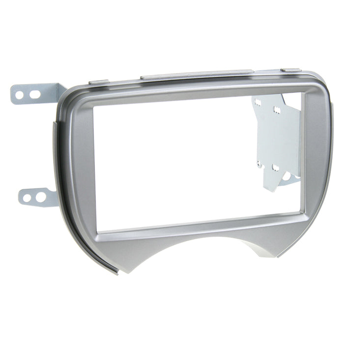 ACV, 2-DIN Rám na Rádio Stříbrný — Pasuje do Nissan Micra (K13) 2011-2013