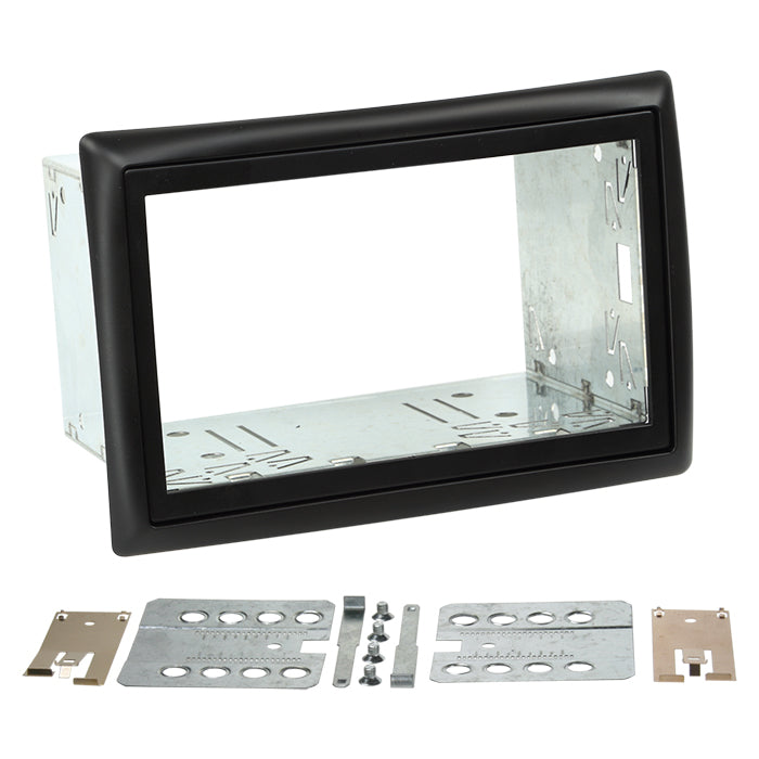 ACV, 2-DIN Radioframe Zwart — Geschikt voor Renault Megane 2002-2010