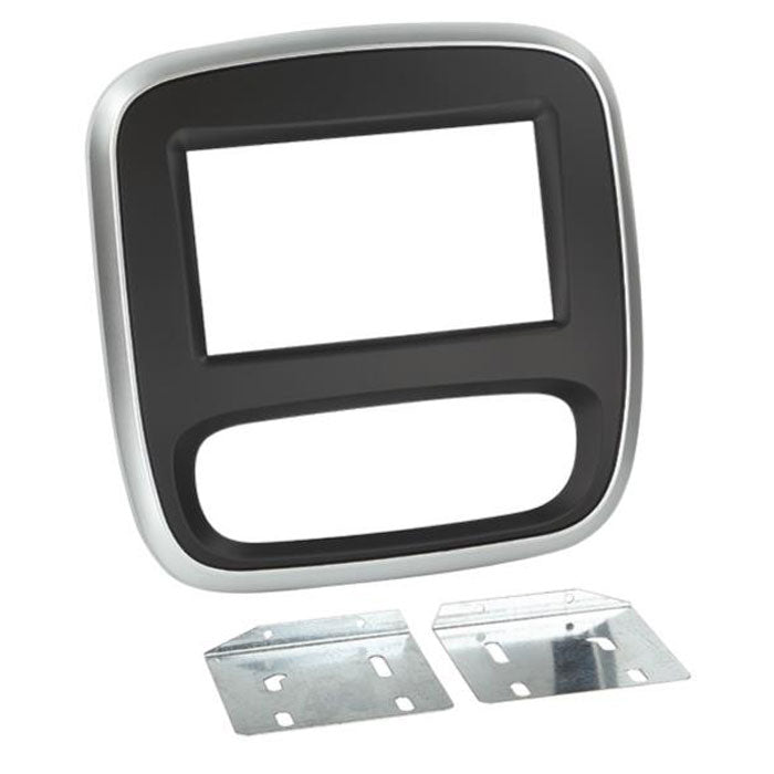 ACV, 2-DIN Kit Černá/stříbrná — Pasuje na Opel Vivaro 2014-