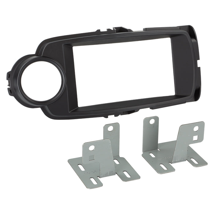 ACV, 2-DIN Radioframe voor Toyota Yaris(XP13) 09/14-02/20 Zwart
