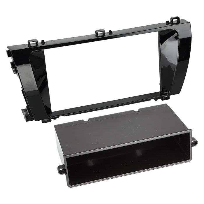 ACV, 2-DIN Facia Zwart — Geschikt voor Toyota m / Vak Corolla 2014-