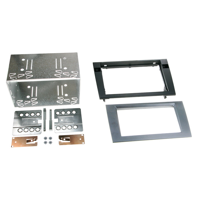 ACV, 2-DIN Radioframe Audi A4(8E)/Seat Exeo(3R) Antraciet