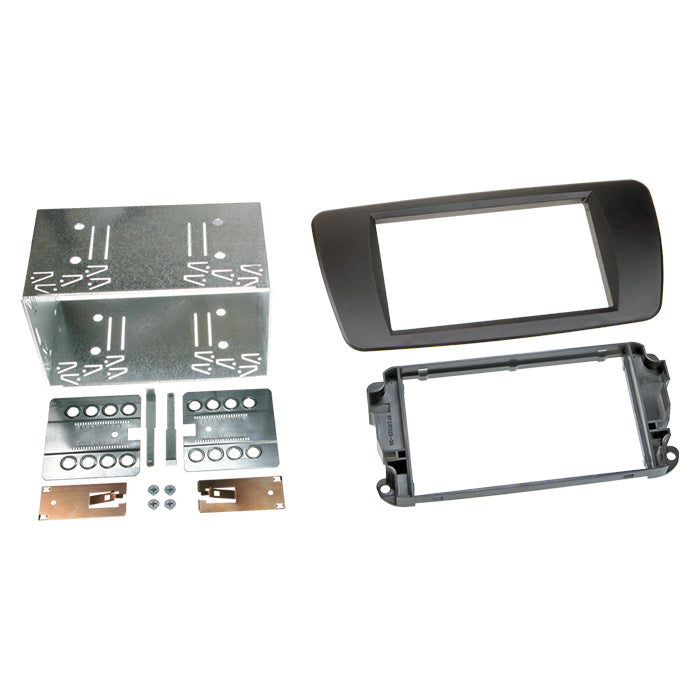 ACV, 2-DIN Radiokader Seat Ibiza (6J) Mat Zwart